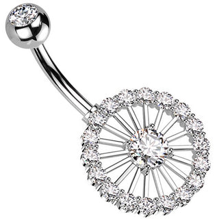 Bauchnabelpiercing Rad Zirkonia