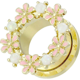 Tunnel Blumen Gold PVD