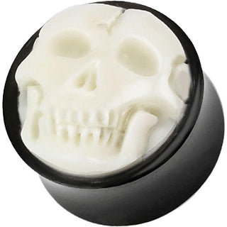 Plug Totenkopf Büffelhorn