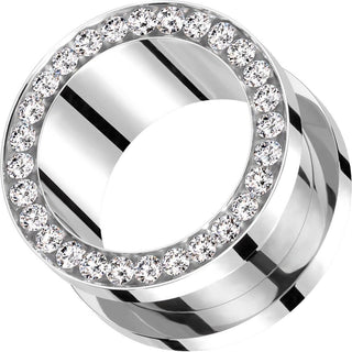 Tunnel Zirkonia Silber