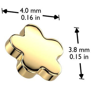 Titan Blume Aufsatz Innengewinde