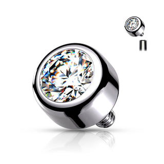 Titan Top Swarovski Innengewinde