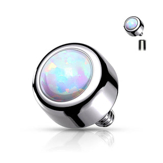 Titan Top Opal Rund Innengewinde