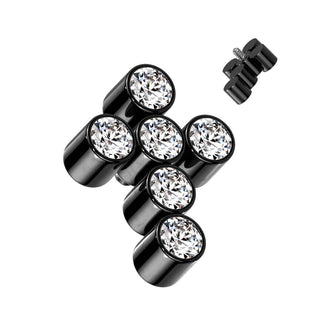 Titan Top Kreuz Zirkonia Innengewinde