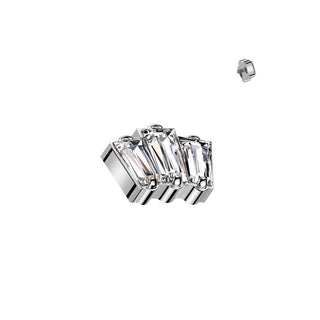 Titan Top 3 Zirkonia Opal Innengewinde