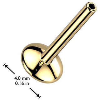Titan Labret Base 4mm Push-In