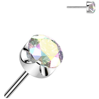 Titan Zirconia rund Krallenfassung Push-In