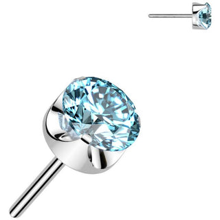 Titan Zirconia rund Krallenfassung Push-In