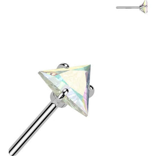 Titan Aufsatz Zirkonia Dreieck Push-In