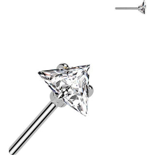 Titan Aufsatz Zirkonia Dreieck Push-In