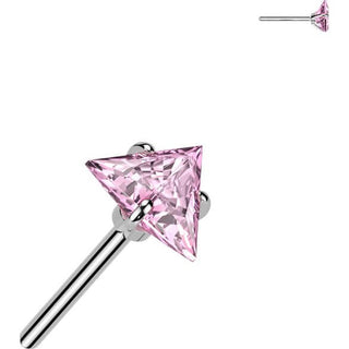 Titan Aufsatz Zirkonia Dreieck Push-In