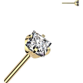 Titan Aufsatz Zirkonia Quadrat Push-In