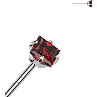 Titan Aufsatz Zirkonia Quadrat Push-In