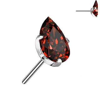 Titan Top Tropfen Zirkonia Push-In