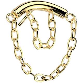 Titan Aufsatz gebogener Stab doppelte Kette Push-In