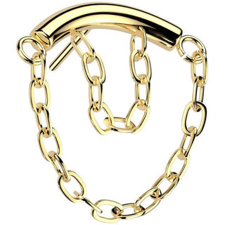 Titan Aufsatz gebogener Stab doppelte Kette Push-In