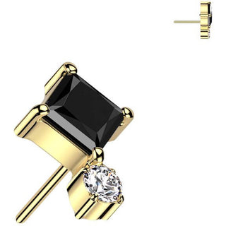 Titan Top Viereck Zirkonia Push-In