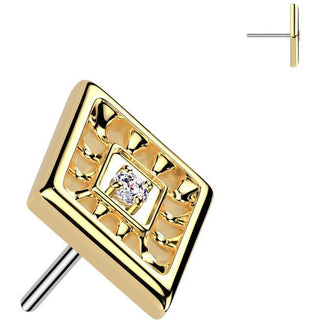 Titan Top Dimantenschnitt Zirkonia Push-In