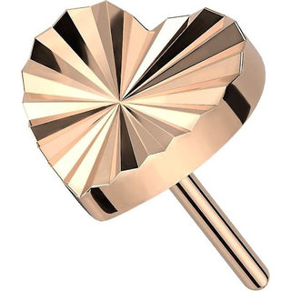 Titan Top Herz Diamanten Schliff Push-In