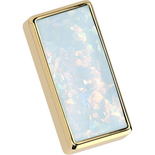 Titan Rechteck Zargenfassung Opal Push-In