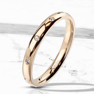 10 Zirkonia Roségold