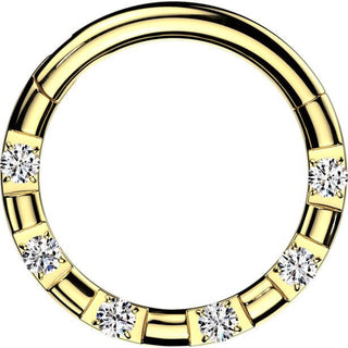 Ring 6 Zirkonias Segment