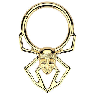 Ring Spinne Totenkopf Segment