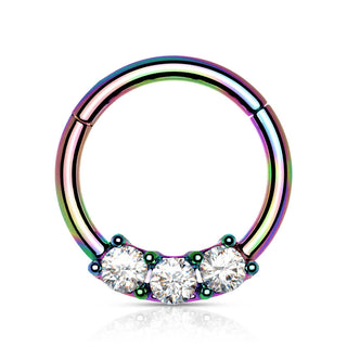 Ring 3 Zirkonia Clicker
