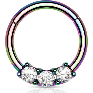 Ring 3 Zirkonia Clicker