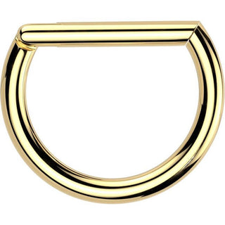 Titan Ring Gold Silber Schwarz Segment