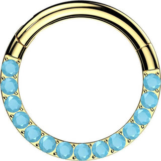 Titan Ring Türkis Segment