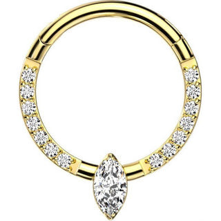 Titan Ring Zirkonia Opal Clicker