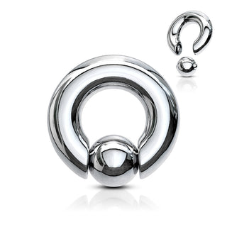 Ring Kugel Silber Klemmkugelring