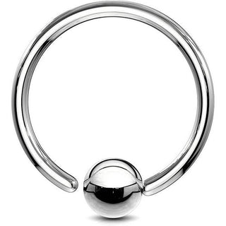 Ring Kugel Silber Biegbar