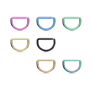 Ring D-Ring Titan PVD Biegbar