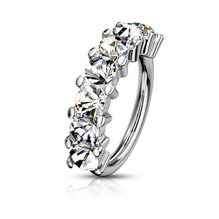 Ring 7 Zirkonia Biegbar