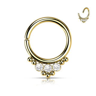Ring 3 Zirkonia Flach Biegbar