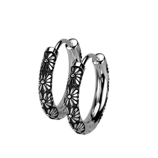 Blumen Silber Clicker