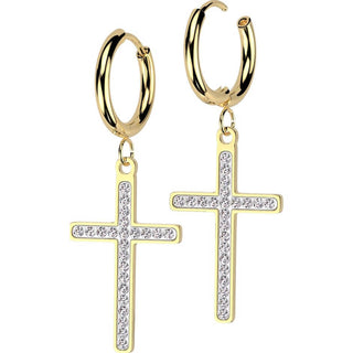 Kreuz Anhänger Zirkonia