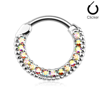 Septum Piercing Clicker Zirkonia Clicker