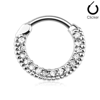 Septum Piercing Clicker Zirkonia Clicker