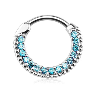 Septum Piercing Clicker Zirkonia Clicker