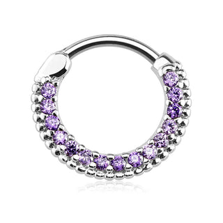 Septum Piercing Clicker Zirkonia Clicker