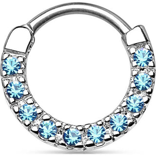 Septum Piercing Clicker Zirkonia Clicker