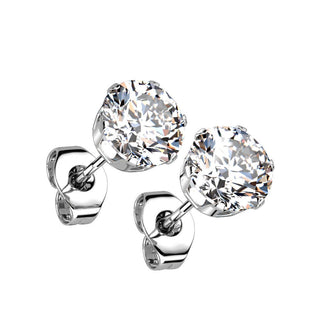 Zirkonia Rund Silber