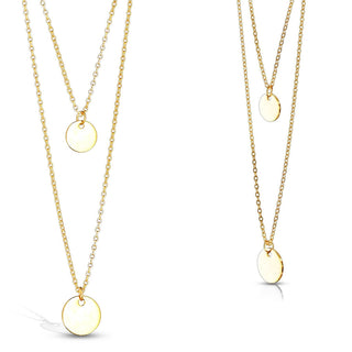 Runder Platte Anhänger