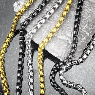 Box Kette Schwarz