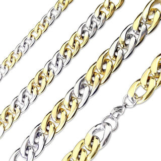 Zweifarbig Gold Silber