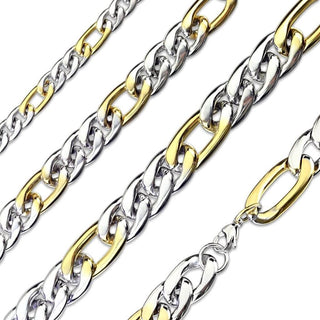 Zweifarbig Gold Silber