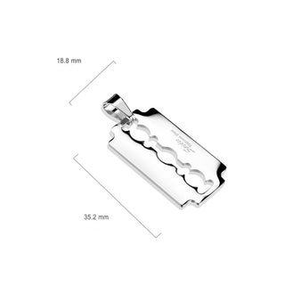 Rasierklinge Silber